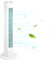 Tower Fan Electric Fans Quiet Cooling 32-inch 3 Speed 90° Oscillating Air Cooler Tower Fans Bladeless Floor Fan Freestanding for Bedroom Living Rooms Kitchen Home Office Hotel - White