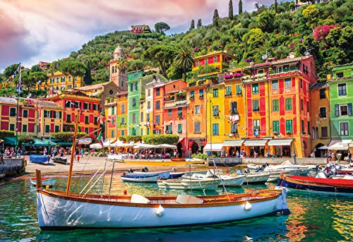 MELARQT Buffalo Games - Come Sail Away - Portofino, Italien, 2000 Teile Puzzle