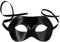 dressforfun 900883 Venezianische Maske für Damen Herren, einfarbige Augenmaske, matte Maskerade Maske für Kostüm Fasching Karneval Halloween Party Ball Oper - diverse Farben - (schwarz |Nr. 303536)