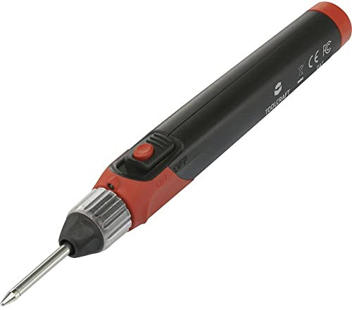TOOLCRAFT LWK-123 Lötkolben I Ergonomischer Griff I LED-Leuchte I Kabelloses Löten I Sicherheitsschalter I 600°C max. Temperatur I Lötkolben Set