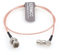 SZRMCC HD SDI BNC Male to Right Angle DIN1.0/2.3 Male RG179 75ohm RF Coaxial Cable for 4K Video Camera Monitor Recorders (1.5m)