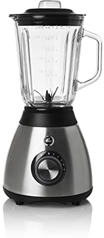 Melchioni Family | Elektrischer Mixer 600 W mit 1,5 l Glaskanne und 6 Klingen aus Edelstahl - vielseitig, leistungsstark und einfach zu bedienen