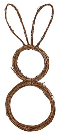 Osterhase Rattan Hängende Ornament Dekorative Figuren Tier Für Zuhause