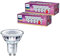 Philips ampoule LED Spot GU10 50W Blanc Chaud, Verre, Lot de 10 (pack of 2)