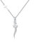 CUPENDA Italienische Hornkette für Damen Sterling Silber Cornicello Kreuz Anhänger Halskette Amulett Viel Glück Schmuck Geschenke für Mädchen