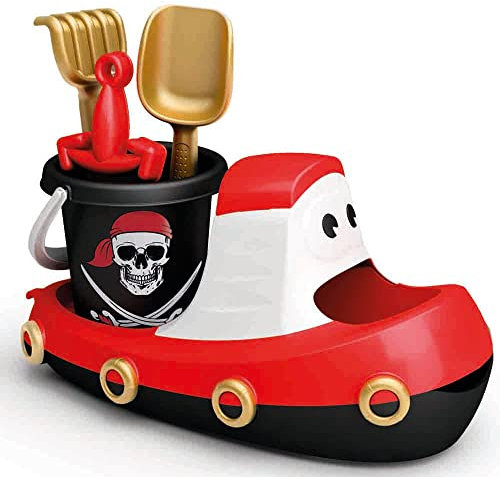 Basic Strandset In Piratenboot 5-Delig