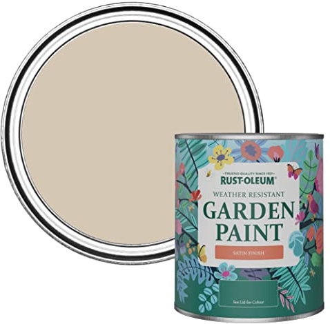 Rust-Oleum Beige Mould-Resistant Garden Paint In Satin Finish - Butterscotch 750ml