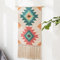 BMIDRUT Makramee gewebter Wandbehang, Wandteppich, Bohemian-Stil, Heimdekoration, Boho-Hintergrund, Wohnheim, Zimmer, Türdekoration, 50 x 85 cm (C6)