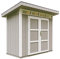 Abri de Jardin Qualité Premium 3m² - L161xL294cm - Kit Tout Compris avec Sol, tuiles bitumineuses, Set de Peinture-Construction de Panneaux LP Smartside- Cabane de Jardin Timbela M901A Tundra Grey