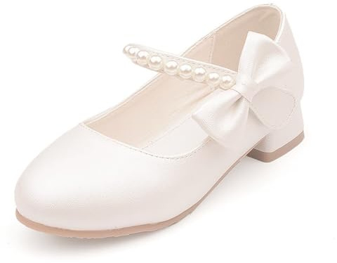 Bambina Ragazze Scarpe da Abito Piccoli Bambini Flower Girls Mary Jane Ballet Flats Scarpe Principessa per Festa di Nozze