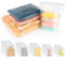 35 Pezzi Sacchetti Vestiti Grande con Zip Borsa da Viaggio Multifunzione，Sacchetti da Viaggio Impermeabili，Trasparenti Risigillabili da Borsa Viaggio per Biancheria Intima, Scarpe, Cosmetico Indumenti