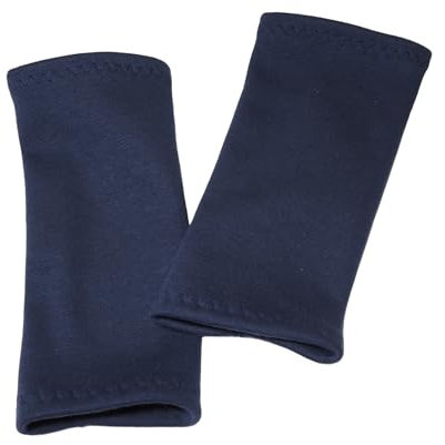 Britta Meier Armstulpen/Pulswärmer (Alpenfleece) in wunderschönen Motiven oder Uni mit Ziernähten für Damen aus meiner Nähwerkstatt in Ostfriesland. (Dunkelblau)