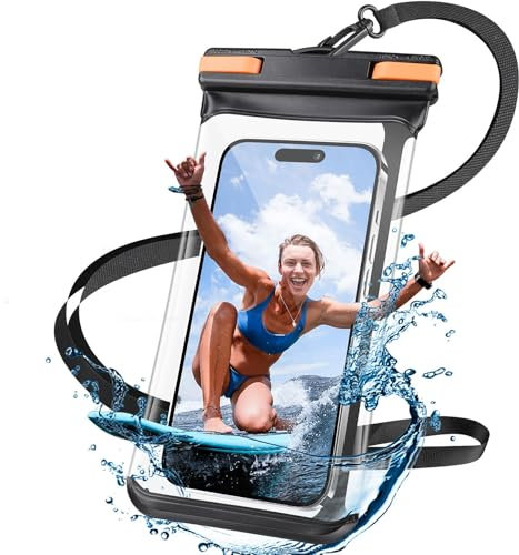 Razobws 2024 Anno 8.4'' Custodia Impermeabile Smartphone, IPX8/30M porta cellulare impermeabile mare per iPhone 15 14 13 12 11 Plus Pro Max, Samsung S24 S23 S22 Xiaomi Redmi Huawei Cover Subacquea