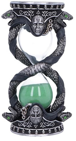 Nemesis Now Harry Potter Lord Voldemort Sanduhr, Harz, Silber, 18,5 cm