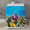 Highdi Funda de Lavadora Cubierta Exterior - Adapta a la Mayoría de Lavadoras y Secadoras de Carga Frontal Protector Solar a Prueba de Polvo (Peces oceánicos,L Capacidad 10.5~12 KG)