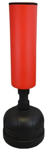Standboxsack Eco Red - 174 cm hoch, schwarz-rot - Mit Standfuß befüllbar - ca. 90 kg - Boxen, Kickboxen, Fitness, Training Zuhause