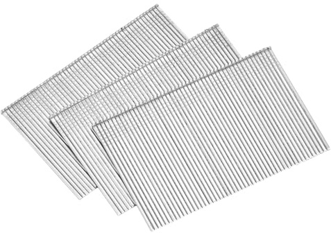 sourcing map 1000Pcs 16 Gauge Brad Nails, 2 Length Straight Finish Nails, Galvanized 304 Stainless Steel Nails for Woodworking Construction, Silver