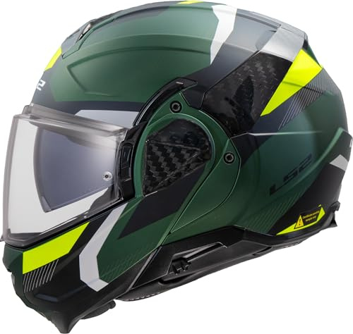 LS2, Modularer Motorradhelm ADVANT II TRIPLE Olive, 3XL