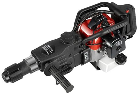 Taladro de martillo de 1000 W, 30 J, 5300 rpm, martillo de demolición 3 en 1 con tres brocas y dos cinceles, para taladrar agujeros en hormigón, suelos, paredes de ladrillo, piedras y paredes sólidas