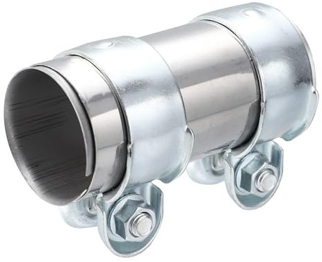 MACHSWON Adjustable Exhaust Pipe Tube Joiner Connector Sleeve Clamp for 48-52mm OD Pipes, 120mm Length