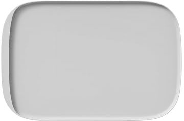 Kassiva Dog Food Mat, Silicone Pet Feeding Mat Non Slip Cat Bowl Mat Waterproof Tray Cushion (Light-Grey, 45x30 cm)