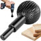 40mm Ball Gouge for Wood Carving, High-Carbon Steel Angle Grinder Attachment for Precision Woodworking