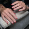 KQueenest Lot de 30 faux ongles press on nails en gel souple - French Tip - Rouge - À coller - Courts - En acrylique - Ongles français - Pour femme