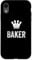 Baker the King / Crown & Name Design for Men Called Baker Case for iPhone XR