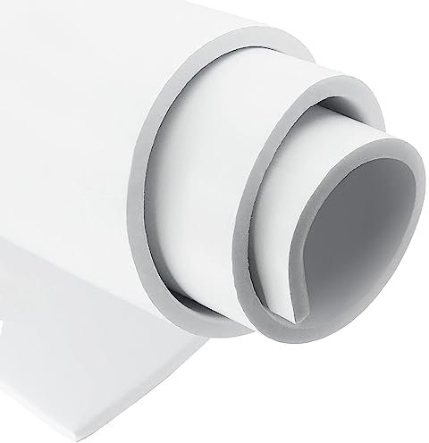 SDLDEER Rouleau de mousse auto-adhésif, 300 mm (l) x 12 mm (P) x 3 m (L), feuilles de mousse multifonction en néoprène pour protection de meubles, antidérapant, isolation phonique, absorption des