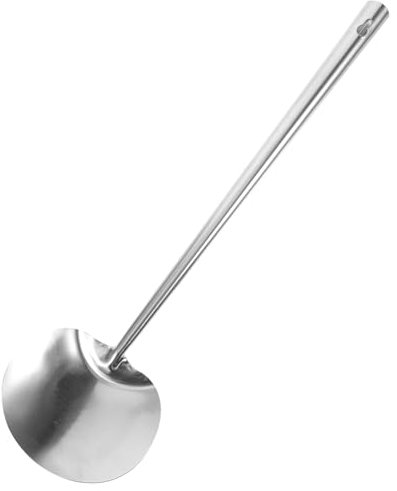 HOMOBABE Wok Turner Kitchen Utensil with Long Handle for Comfortable Cooking Heat Resistant and Easy to Store for Home and Restaurant Use