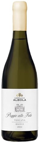 Castello di Albola Poggio Alle Fate Chardonnay Toscana IGT - Dry White Wine from Tuscany, Italy - 100% Chardonnay Grapes - 75cl / 750ml, 12.5% ABV