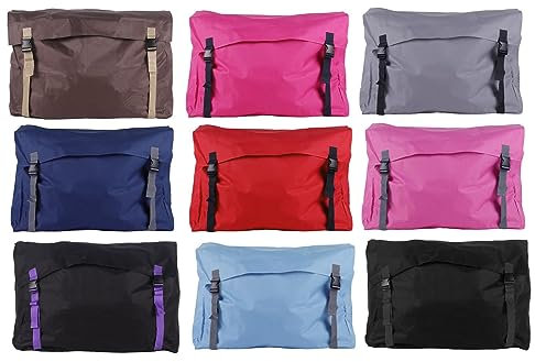 NETPROSHOP Turnier Packsack, große stabile Tasche für Decken und Pflegeartikel, Farbe:Braun