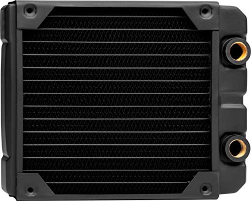 CORSAIR Hydro X Series XR5 140mm Water Cooling Radiator - Single 140mm Fan Mount - Premium Copper Construction - Easy Installation - Black