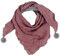 MoreChioce Baby Dreieckstuch,Kinder Musselin Halstuch Unisex Weich Dreieck Schal Winter mit Haarball Bandana,Dunkel Rot