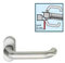 Türdrücker FSB 06 1146 011 8 MM-4KT, STIFTEINSTAND (Edelstahl matt)