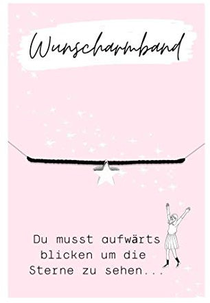 Wunscharmband Stern Silber/Make a wish/Glücksarmband