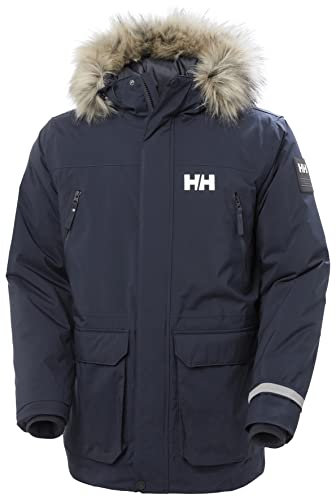 Helly Hansen Men's Reine Parka Jacket, Navy, M