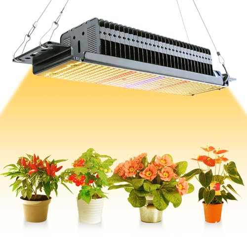 300W LED Grow Light, Pflanzenlampe LED Vollspektrum Grow Lampe, Wachstumslampen Zimmerpflanzen Blüte für Zimmerpflanzen Sämling Garten Blumen