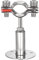 sourcing map Wall Mount Ceiling Mount Pipe Support, 304 Stainless Steel Adjustable Pipe Bracket Clamp for 19-22mm Pipe