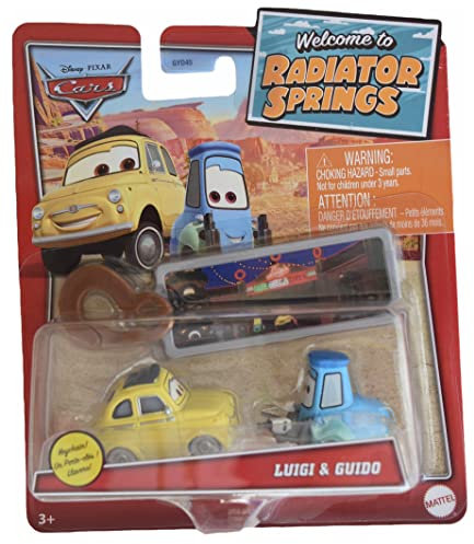 Disney Pixar Cars Luigi & Guido – Welcome to Radiator Springs – Schlüsselanhänger