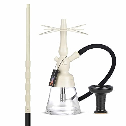 Chicha kit complet TSAR Molotov X + Beige - Chicha complet - Chicha acessoires avec foyer céramique et tuyau silicone