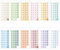 Bontannd Datum Aufkleber 1 Set / 12sheets Kalender Etiketten 365 Tage Zeitschrift Notebook Scrapbooking Schreibwaren Agenda Planer