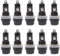WANGCL 10Pcs 10A 250V Portafusibili Montaggio a Pannello 5 x 20mm Portafusibili Coperchio a Vite per Apparecchiature Elettriche e Moto