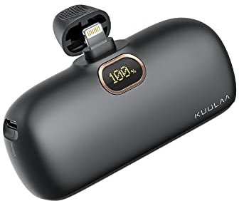 Kuulaa Power Bank 5000 mAh, PD 20W Powerbank Schnellladung,Tragbares Ladegerät, kompatibel mit iPhone 12/12 Pro / 12 Pro Max / 13/13 Pro / 13 Pro Max / 11 Pro/XR/X / 8 / Plus