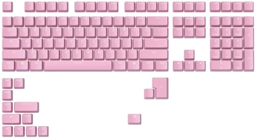 GLORIOUS Doubleshot ABS V2 Tastenkappen (123x) OEM-Profil, ANSI in Schwarz | Dual Molded Design, Transparente Tastenzeichen für RGB-Hintergrundbeleuchtung, Lichtechte Oberfläche, Für MX-Schalter, PC