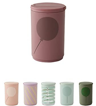 Design Letters doppelt auslaufsicherer Trinkbecher Kinder | Trinkbecher mit Deckel und Strohhalm | To go Kinderbecher | BPA- und BPS-freie Schnabeltasse | 330 ml | Spülmaschinen- und mikrowellenfest