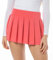 Damen Skater Mini Rock - kurzer sexy Plissee Rock für Sport, Freizeit, Büro, Party - lachs (M)
