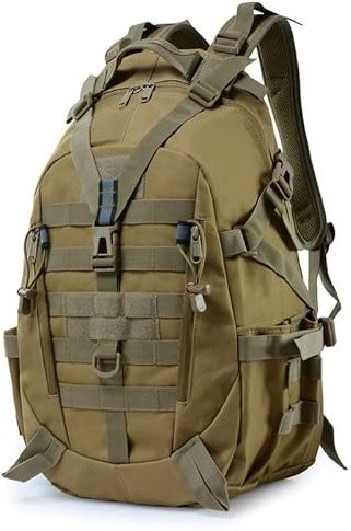 jianyana Taktischer Militär Rucksack 25L Molle Assault Trekkingrucksacke Rucksäck Wasserdicht Wanderrucksack Herren Damen für Reisen Outdoor Wandern Travel Camping