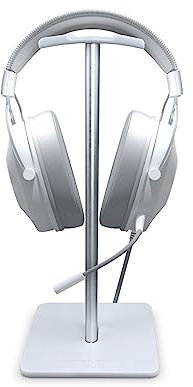 FragON - Watchtower A1 Headset-Halter, Universal-Metallhalterung, rutschfeste Gummibasis, Gaming-Headset-Halter, geeignet für alle Kopfhörer-/Kopfhörer-Zubehör (Weiß)