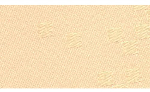 Hofer Tischdecke ?Yucca? aus Damast mit Aida-Rand für Kreuzstich zum Besticken, 80x80cm, 661111, Sand